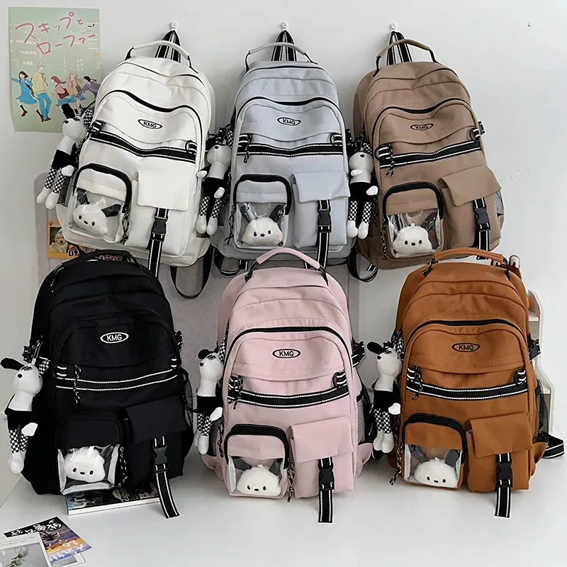 Uakiss New Multi-pocket Women Backpack High Quality Youth Waterproof Backpacks for Teenage Girl Men Female School Book Bag Bagpack