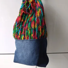 Upcycled Denim Bag Crochet Kit