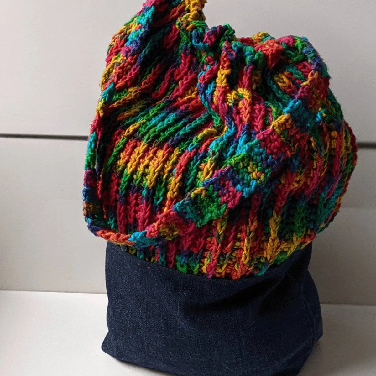 Upcycled Denim Bag Crochet Kit