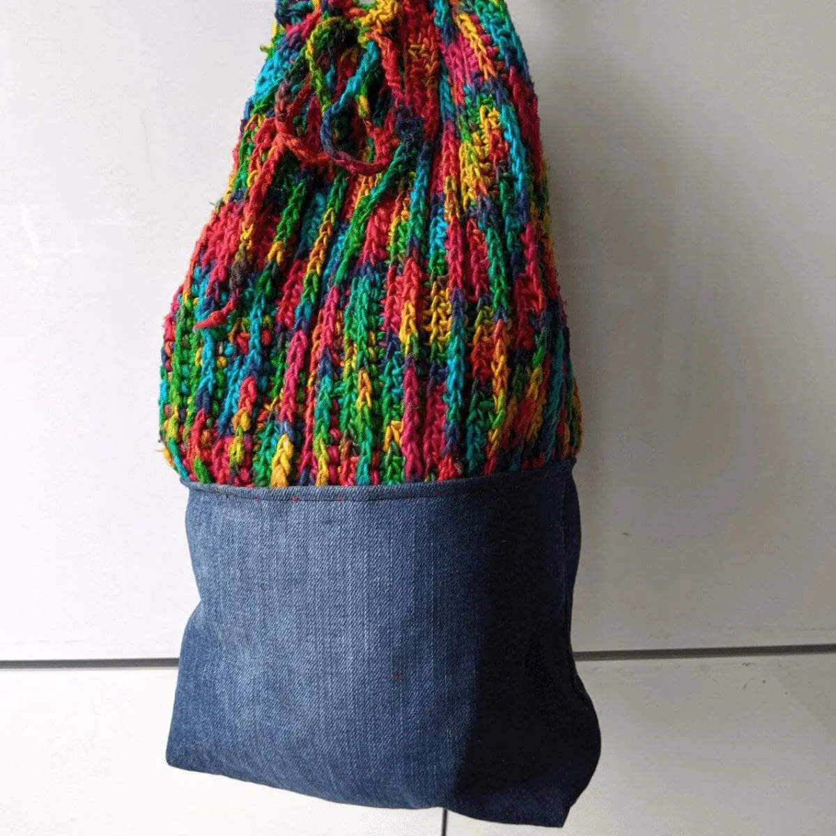 Upcycled Denim Bag Crochet Kit
