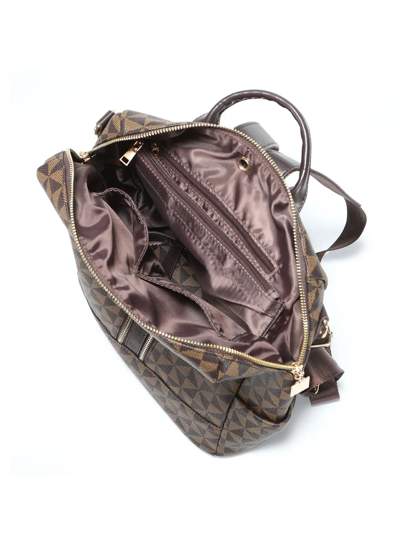 Women's 2pcs Waterproof Backpack Handbag Set