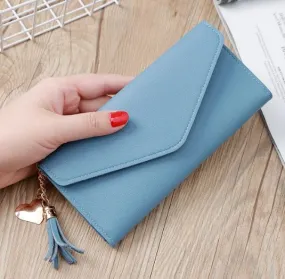 WW137 - Elegant Blue Women's wallet